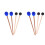 2Sets Percussie Sticks Marimba Mallets Stevig Duurzaam Voor Thuis 2