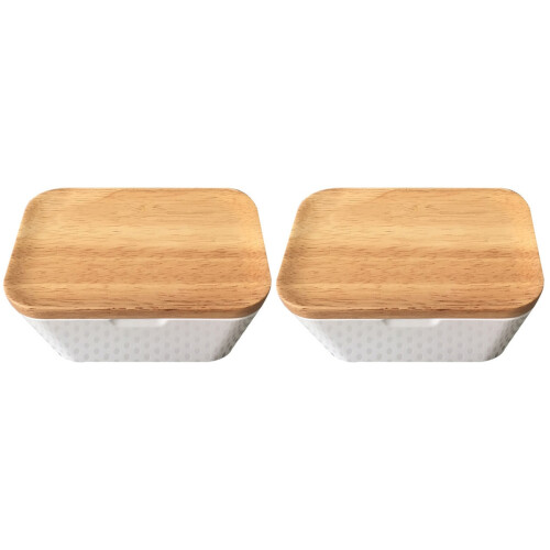 2St Luchtdichte Boterdoos Met , Keuken Bewaardoos, Multi Kleur 1