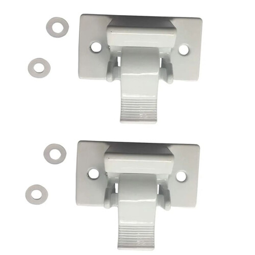 2PCS Awning Arm Lower Mounting Brackets for RV  Trailer Bottom Replacement
