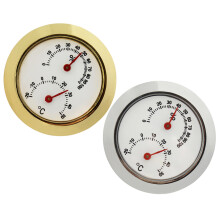 6St Gitaar Hygrometer Voor Instrumenten, Mini Rond Model, Gekleurd