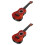 2Sets Kleurrijke Plastic Kind Ukulele Beginners Speelgoed Thuis 5