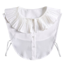 3St Dames Chiffon Lege Kraag Witte Kant Decoratieve Kleding Accessoire