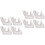 8St Wit Keramisch Ocarina Standaard Handvorm Instrumenthouder Display 3