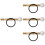 4Sets Egyptische Zangkom Mallets Met Rubberen Ring En Hout 5