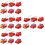 24St Kleine Pull Back Auto's Rood Plastic Kinderspeelgoed Voor Peuters 9