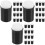 45St Plastic Spons Daubers Voor DIY Creatief Schilderen 5