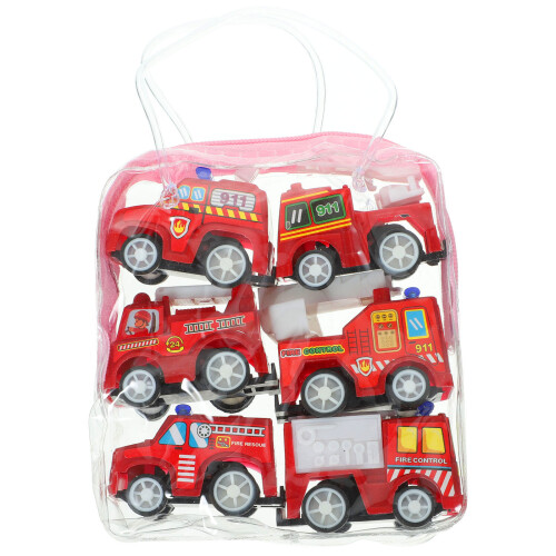 24St Kleine Pull Back Auto's Rood Plastic Kinderspeelgoed Voor Peuters 1