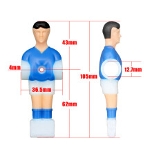 16St Voetbal Rod Foosball Spelers Tafelvoetbal Assortiment Set