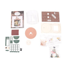 DIY Boekhoekjessets voor Volwassenen - Houten Poppenhuis - 3D-Puzzel Miniatuurhuisset voor Verzamelaars, Magic Shop DIY-Hut