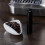 Coffee Bean Dosing Cup and Spray Bottle Set Ceramic Dosing Espresso Sprayer Single Dose Measuring Tray Kit 4