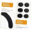 Drum Mute Pad Drum Muffler Pad Drum Dampener, Snare Drum Pads 5