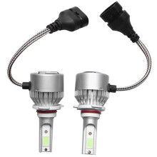 C6 Led Car Headlight Bulbs 2Pcs 8000K Light Led Fog Light- Bulbs 72W 8000Lm Conversion Kits Autolamps 9005/Hb3