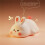 Rabbit Night Light,Cute Silicone Lamp, Dimmable Light  Bunny, Night Lamp,Rechargeable Bunny Nightlight, Bedside Lamp 5