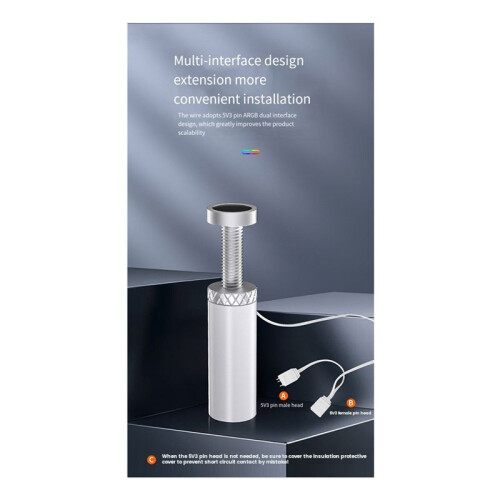 Vertical  Card Holder ARGB  Card Supporter 5V 3pin Adjustable Vertical Bracket with LED Lights,A 2