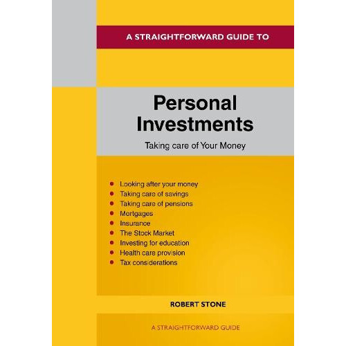 A Straightforward Guide to Personal Investments by Robert Stone Paperb