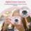 Câmera Digital Retro de 2,4 Polegadas 4K HD Pequena  Câmera CMOS Portátil 50MP  16x Câmera Gravadora de Vídeo Rosa 4