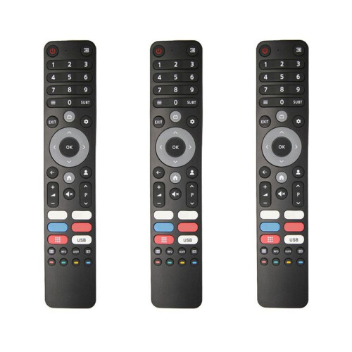 3X Universal  TVs Remote Control for DEXP, , CHIQ - for Multiple Models,Infrared