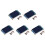 5X Waveshare Visor LCD IPS de 2 Polegadas para Raspberry Pi , 65K Cores RGB, 320X240 Pixels, Driver ST7789VW Incorporado à Interface SPI 1