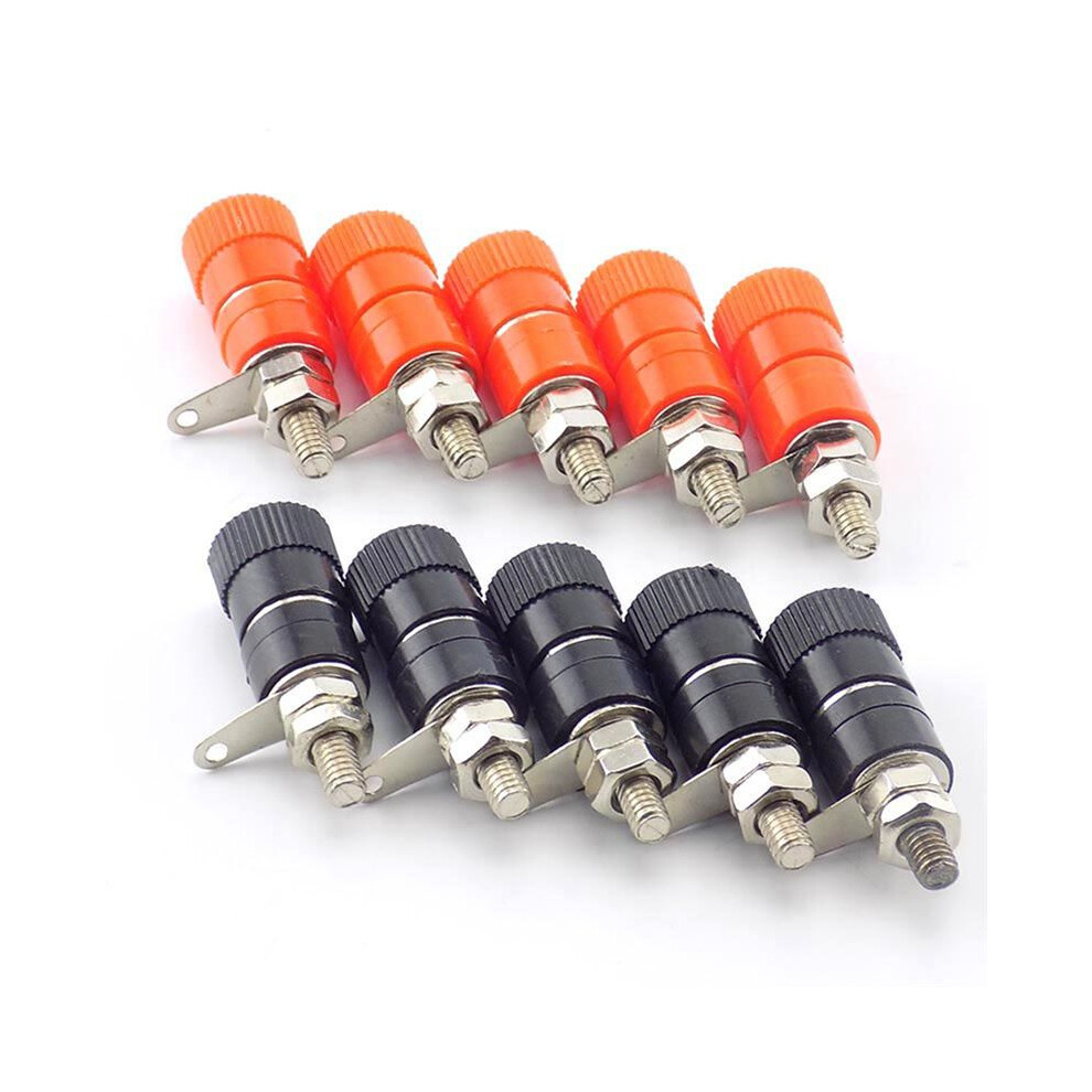 Banana Plugs Socket Connector Nickel Plated Binding Post Nut Banana Plug Jack Connector 6033286482820