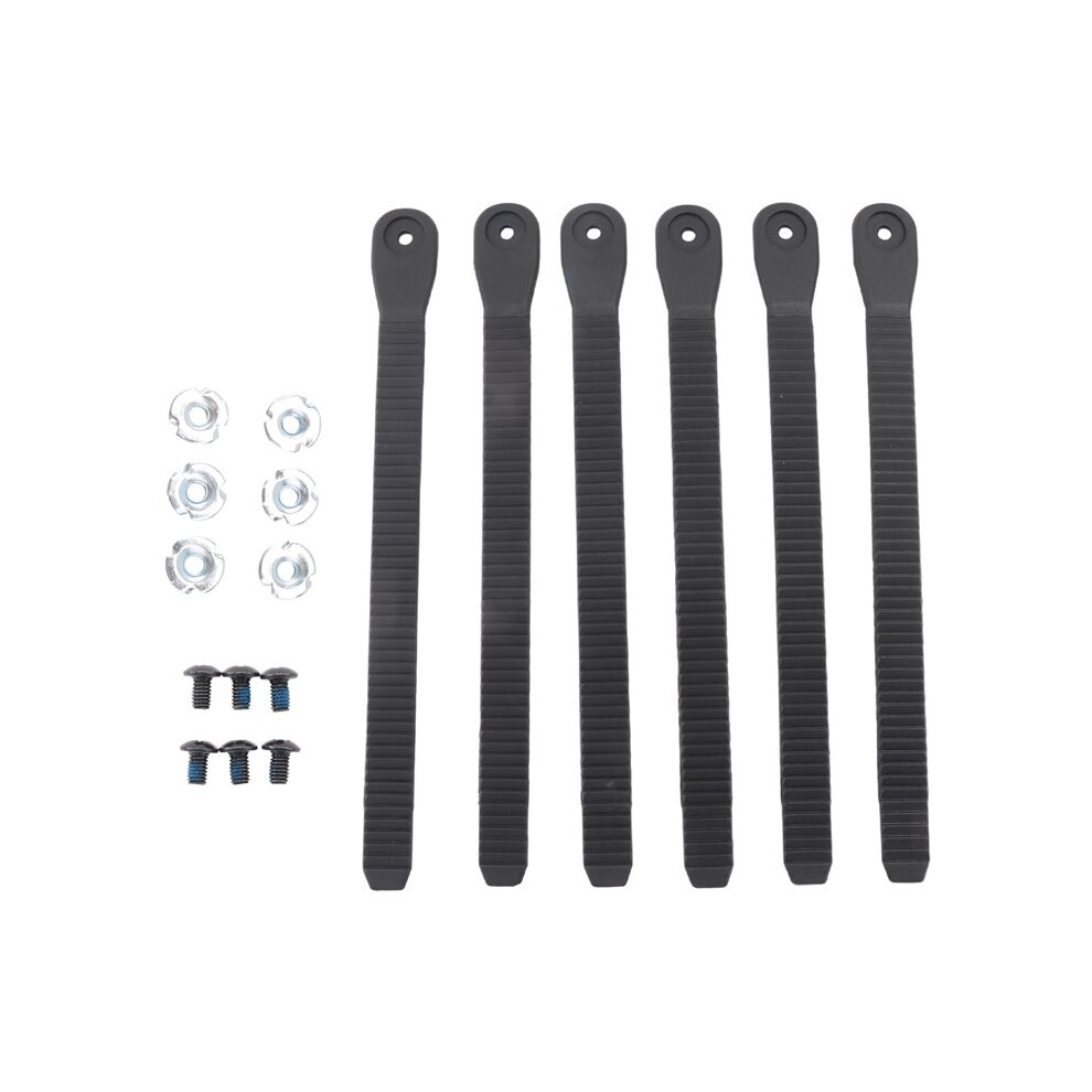 6Pcs Snowboard Ankle Ladder Strap, Roller Skating Shoes Strap Snowboard Ladder Strap Binding Replacement With Screws 6033474072895