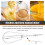 Compatible for Kitchen Aid Hand Mixer Attachments, Replacement Egg Beaters Mixmaster Model Replaces: W10490648 KHM2B 5