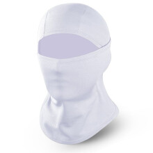Wit Skimasker voor Heren en Dames, UV-Beschermingsmasker, Geschikt voor Motorfietsen en Snowboards