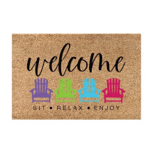 Summer Door Mats Outside Mats Funny Cute Doormats for Outdoor and Indoor Uses Floor Mats L