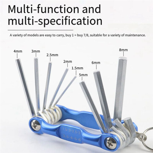 Folding Hex Key Box End Wrench Set Flat   Spanner Key Set Repair Car Hand Tools B 2
