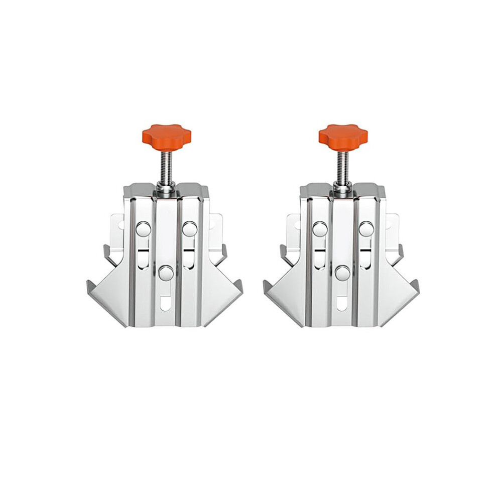 Stainless Steel Right Angle Clamp For Woodworking, Durable Rust&Corrosion 90 Degree Corner Clamps With Adjustable 2Pcs 6034021387691