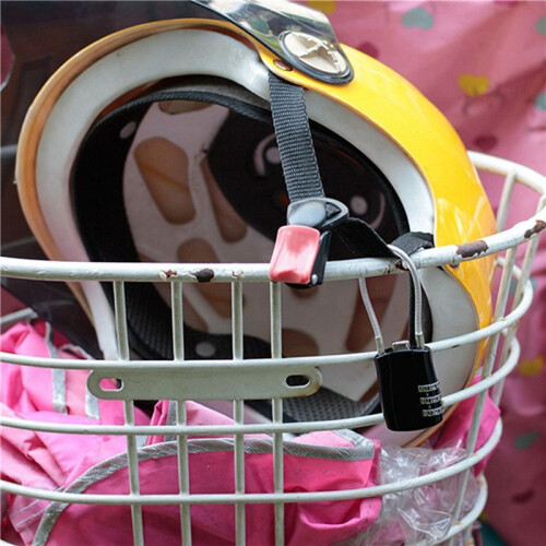3 Digit Customs Code Lock Combination Locks Contrast Color Anti-Theft Padlock Portable Luggage Password Lock B 2