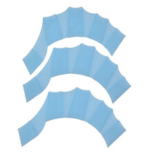 Luvas de Mão de Natação de Silicone para Nadador Iniciante Nadador Freestyle  Trainer para Amante de Natação Azul S