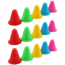 Marcador de Campo de Agilidade de Plástico Macio para Futebol, Futebol - Patinação Interna/Externa - Cones de Treinamento para Treinos e Jogos