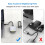 2 in 1 CFexpress Type B  Card Reader CFexpress Reader USB 3.2 10Gbps Dual-Slot with USB C to USB C/A Cable for SLR 8