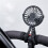 Portable USB Rechargeable Silent  Fan 3 Speed Adjustable with Lighting Function for Car  Stroller 4