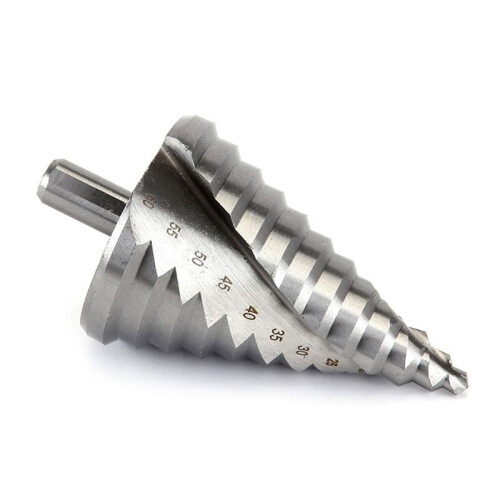 6-60mm Step Drill Bit Spiral  Pagoda Hole Metal Sheet Cone Drill Bit Triangular Shank Step Hole Opener Reamer