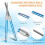 2 Double-Sided Diamond Knife Sharpener/1 Retractable Diamond Sharpening Rod,Blade Sharpener Stone Pocket Knife Sharpener 3