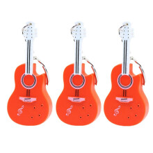 Orange Violin Key Pendant, Keychain Pendant Accessories Led Light Keychain Violin Keychain Can