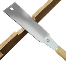 Handsäge 9,3 Zoll SK5 Hartstahl Zweischneidige Handsäge Scharfe Handzugsäge 10/17 TPI Handsägewerkzeug für die Holzbearbeitung