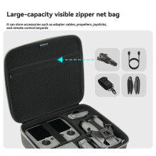 for 5 Pro Drone Carrying Case with Shoulder Strap for Remote Control & Accessories Protective Travel Handbag