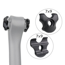 Bike Seatpost Clamp for Carbon Saddle Rails Adapter 7X9mm Bicycle Tube Oval/Round Clips Cycling Accessories