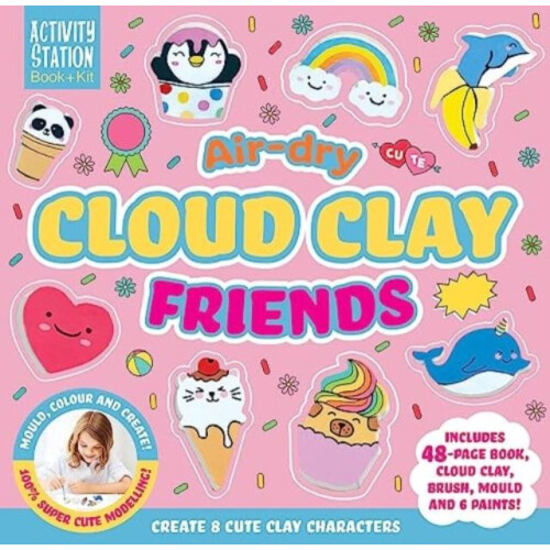 AirDry Cloud Clay Friends Paperback Book