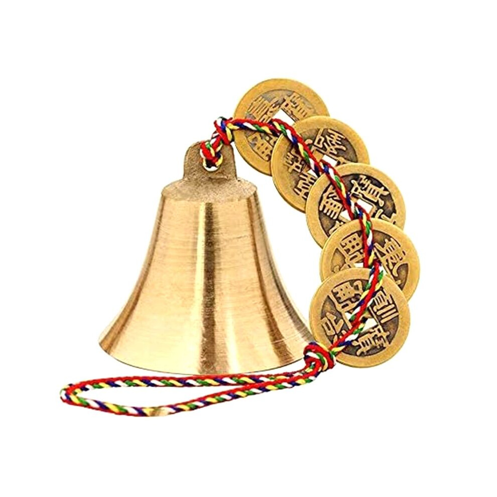 Semoic Chinese Feng Shui Bell For Wealth And Safe, Peace And Success,Feng Shui Elements, Door Chime Or Decor