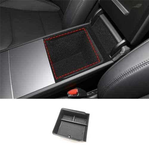 For  Model 3 Highland 2024 Center Console Armrest Storage Box Organizer Interior Accessories 2
