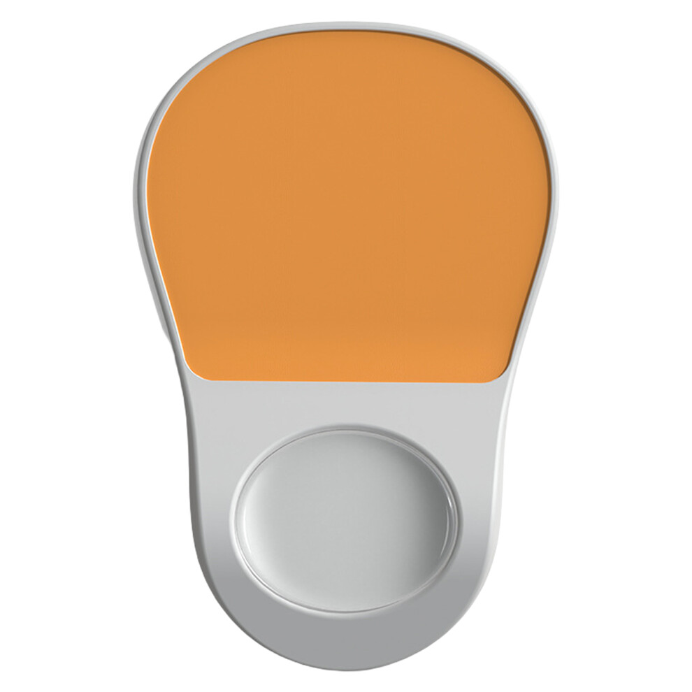 Computer Desk Mouse Pad With Ergonomic Wrist- Color Orange 7732000461330