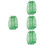 8Pièces Filets De Nylon Vert À Cordon Pour Stockage 8