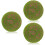 3Pièces Boules De Mousse Vertes Simulées Pour Déco Murale Table 6