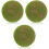 3Pièces Boules De Mousse Vertes Simulées Pour Déco Murale Table 3