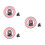 3Pièces Broches Chat Chic Accessoire Vêtement 10