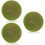 3Pièces Boules De Mousse Vertes Simulées Pour Déco Murale Table 7