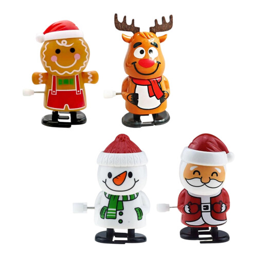 （4 Pcs）Generisch Toy Christmas, 2025 Figure Clockwork-Style5